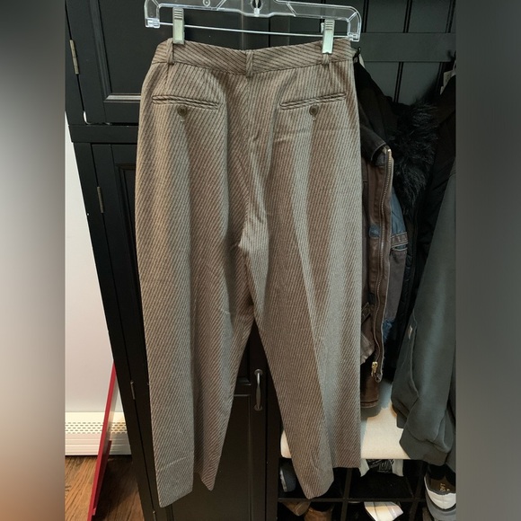 Giorgio Armani 100% Lana Wool High rise wide leg woman’s pants size 42 - Picture 2 of 11